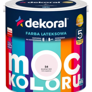Dekoral Moc Koloru Bajkowy Róż 2,5l Akrylit W Farba