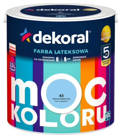 Dekoral Moc Koloru Niezapominajka 2,5l Akrylit W Farba