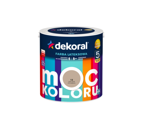 Dekoral Moc Koloru Cafe Latte 2,5l Akrylit W Farba