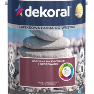Dekoral Mus Jagodowy 5l - KONIEC Akrylit W Farba