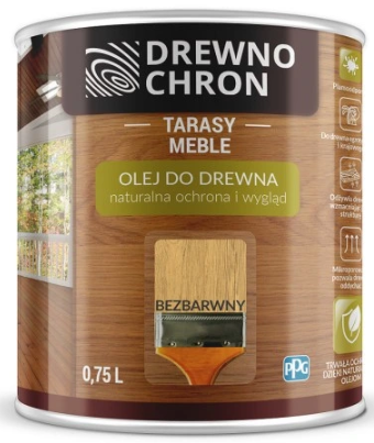 DREWNOCHRON OLEJ DO DREWNA BEZBARWNY 0,75L