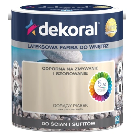 Dekoral Moc Koloru Gorący Piasek 2.5l Akrylit W Farba