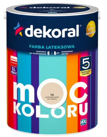 Dekoral Moc Koloru Latte Macchiato 5l Akrylit W Farba