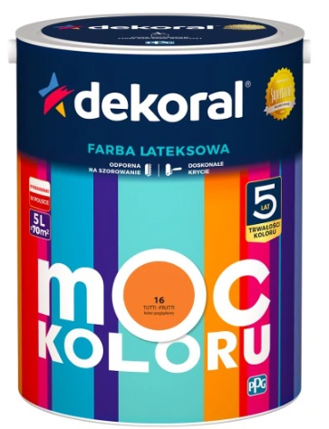 Dekoral Moc Koloru Tutti-Frutti 5l Akrylit W Farba