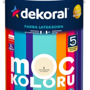 Dekoral Moc Koloru Lekko Szary 5l Akrylit W Farba